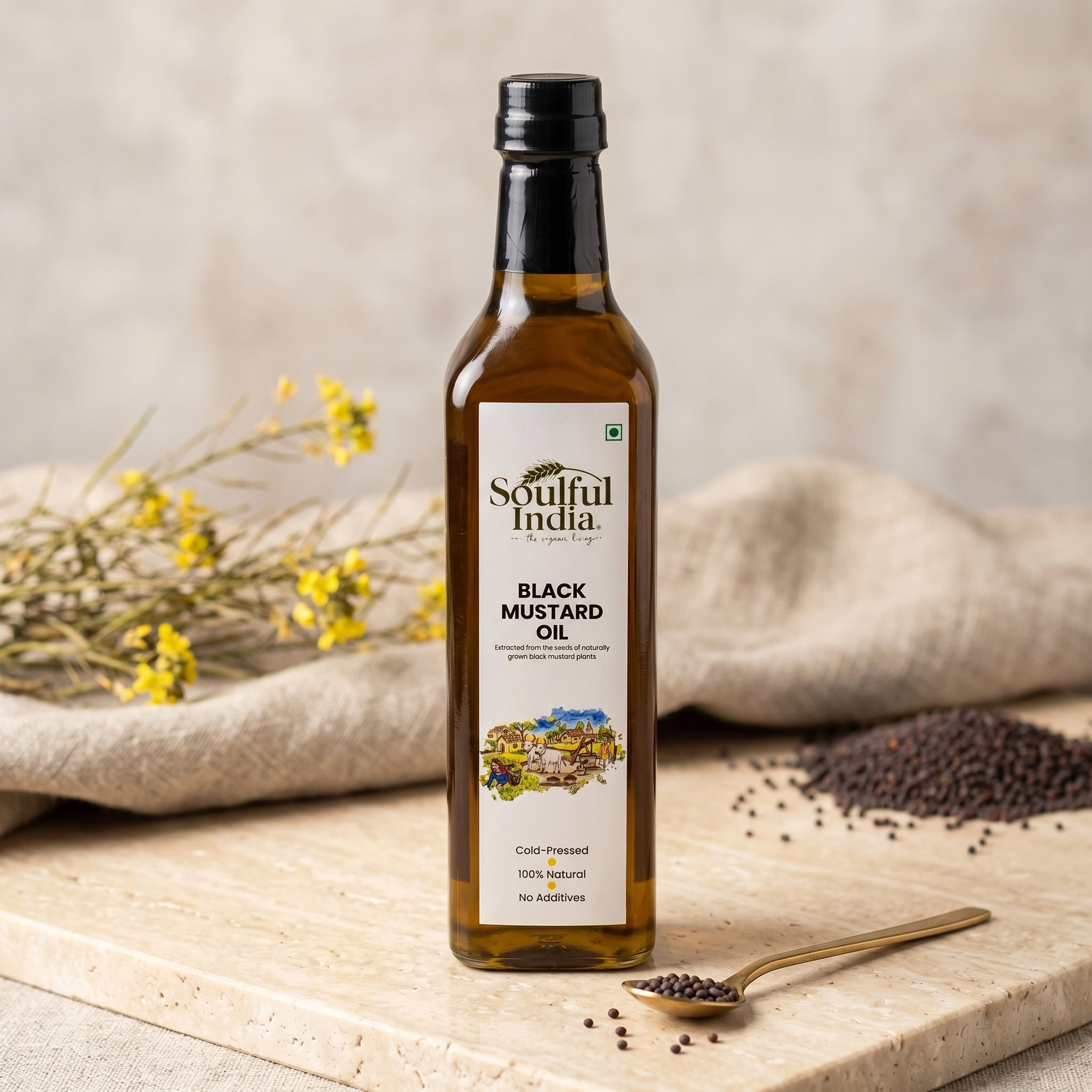 Wood Pressed Black Mustard Oil