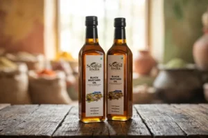 organic wood pressed black mustard oil