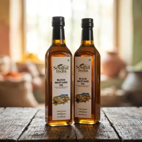 organic wood pressed black mustard oil