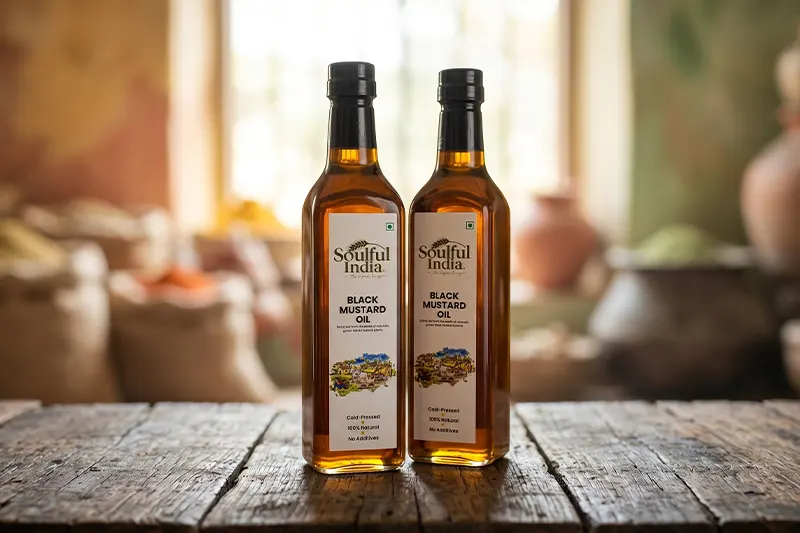 organic wood pressed black mustard oil organic wood pressed black mustard oil