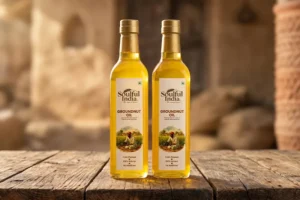 organic wood pressed groundnut oil