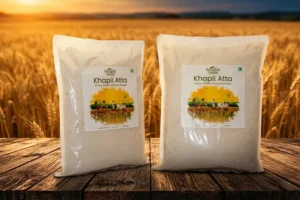 organic khapli atta (emmer wheat)
