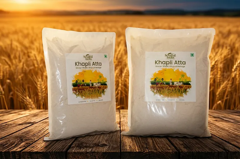 organic khapli atta (emmer wheat) organic khapli atta (emmer wheat)
